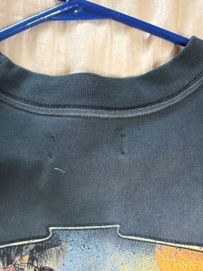 AMIRI Dark Teal Graphic 'Jazz Hideaway' Sweatshirt